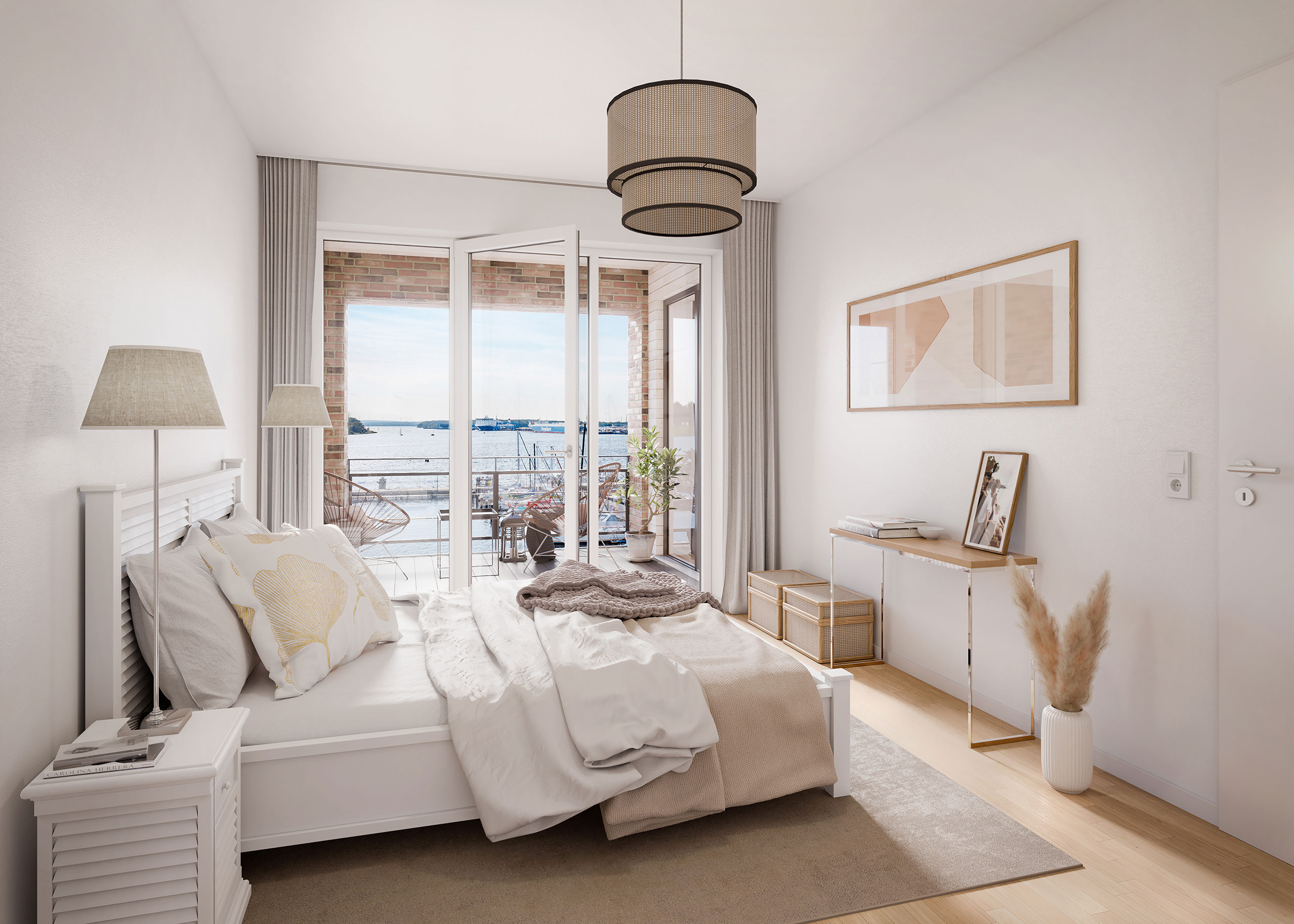 Schlafzimmer direkt am Meer